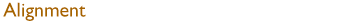 Alignment