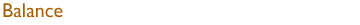 Balance